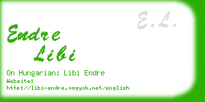 endre libi business card